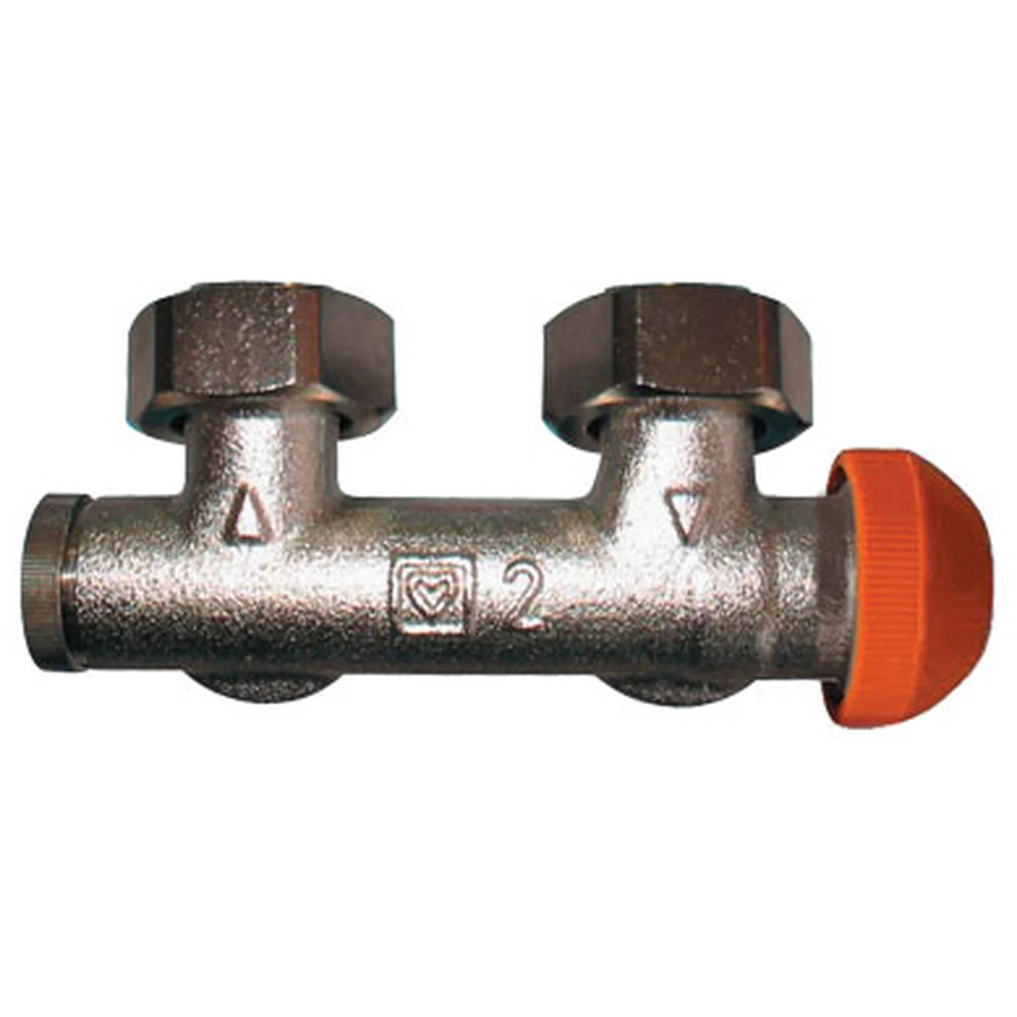 Herz 3000-Anschlussteil für Zweirohranl. Fig.3693(91) 3/4 Zoll E-Form, 1 Stk.-0
