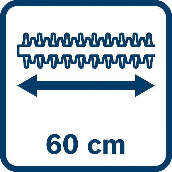 Symbolbild für Akku-Heckenschere GHE 18V-60 (II) Schnittleistung 20mm BOSCH