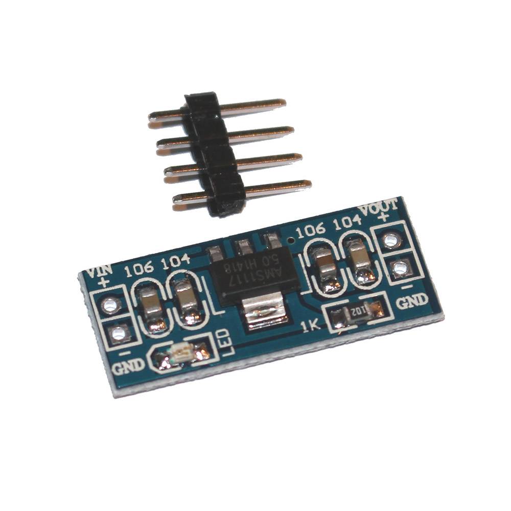 Mini Spannungswandler AMS1117 6.5V-12V auf 5V-0