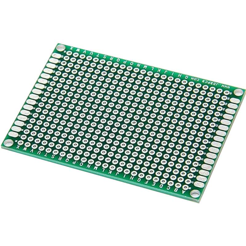 Doppelseitige Lochrasterplatine 5x7cm Prototyping Perf Board Arduino, Atmel AVR-0