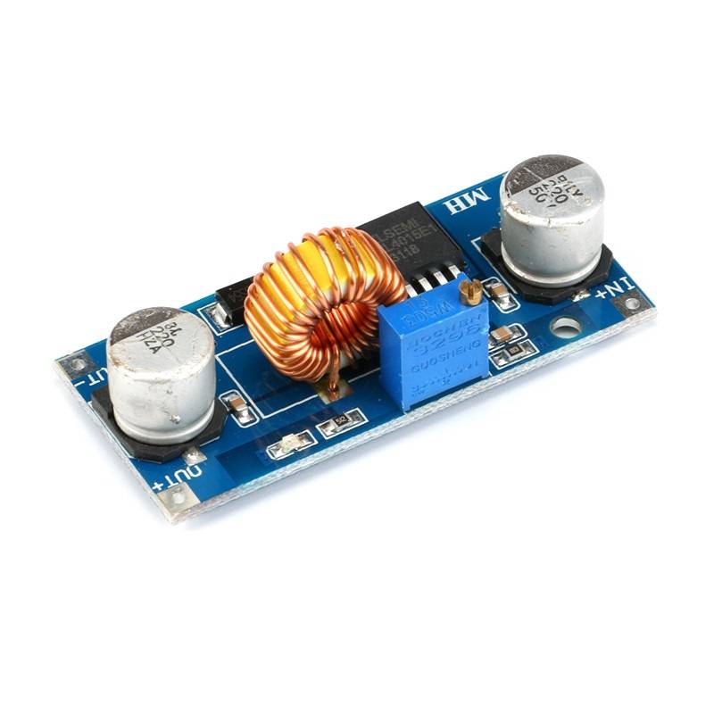 Spannungswandler XL4015 DC-DC Step-Down Modul mit Kühlkörper-1