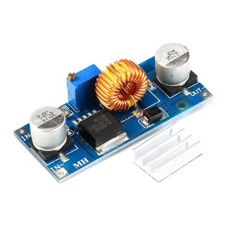 Spannungswandler XL4015 DC-DC Step-Down Modul mit Kühlkörper-4