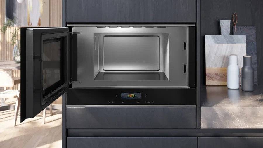 SIEMENS - iQ700 BF722L1B1 Mikrowelle Integriert Solo-Mikrowelle 21 l 900 W Schwarz-1