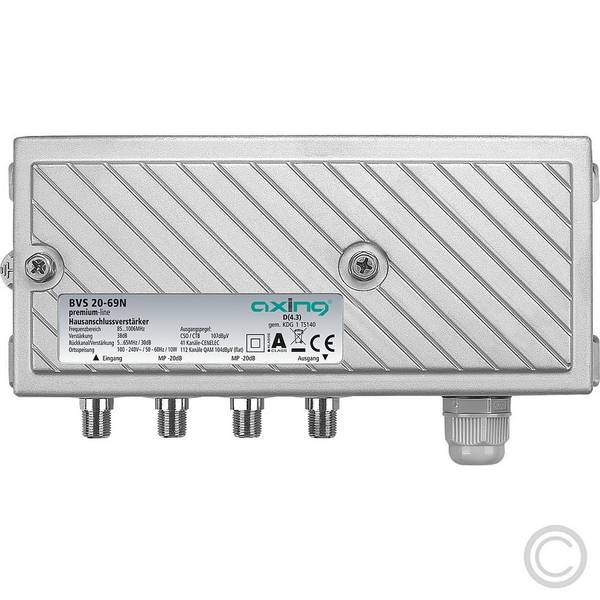 AXING - BVS2069N Hausanschlussverstärker 38 dB BVS02069N
