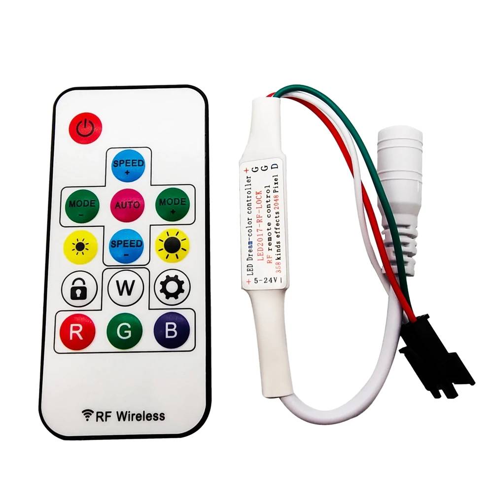 14 Tasten LED Fernbedienung für WS2812B-0