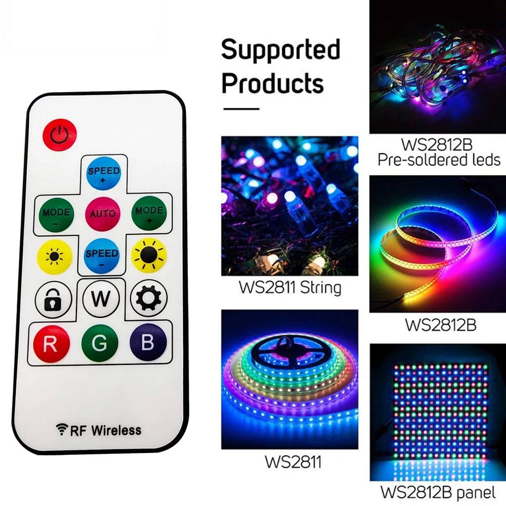 14 Tasten LED Fernbedienung für WS2812B-1