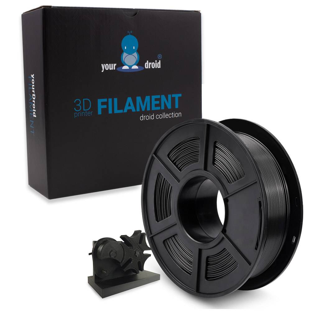 yourDroid PETG-CF Filament Carbon 1.75mm 1kg-0