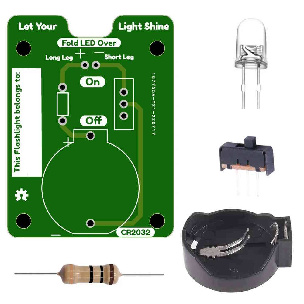 Bausatz Taschenlampe zum Löten (Für Einsteiger)-3