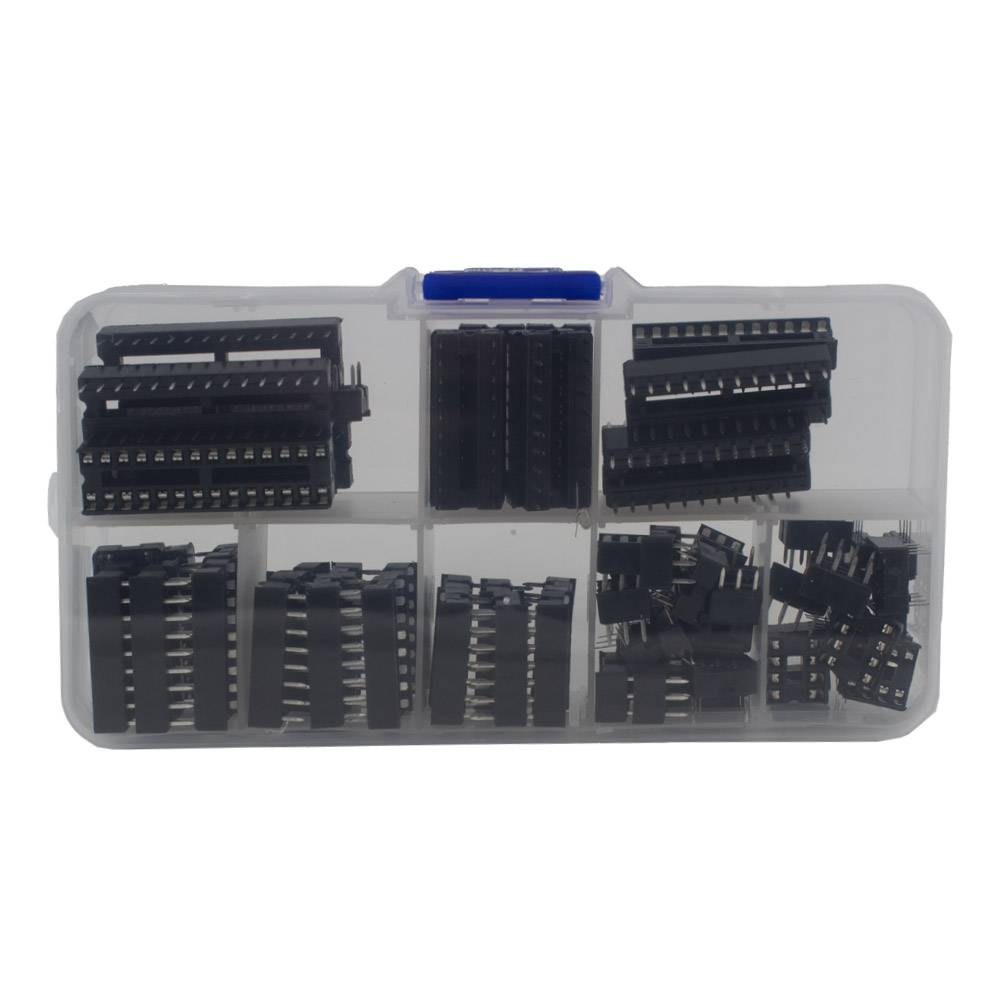 DIP IC Sockel Sortiment 66 Stück DIP6/8/14/16/18/20/24/28-3
