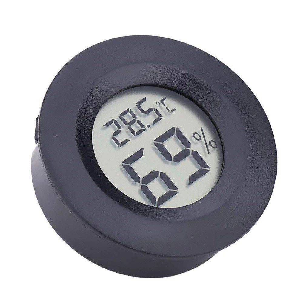 mini LCD Thermometer Hygrometer (schwarz)-0