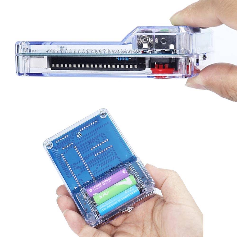 Bausatz Mini Retro Handheld Konsole zum Löten (Rot)-2