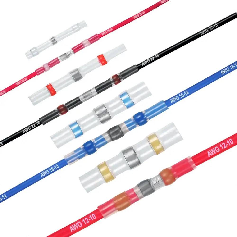 Lötverbinder Kabelverbinder wasserdicht 100 Stück 0,25mm² - 6mm²-3