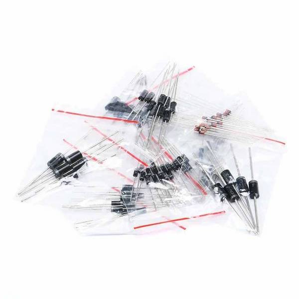 Schottky Diode Sortiment 100 Stück 1N4148 1N4007 1N5819 1N5399 1N5408 1N5822 fr107 fr207