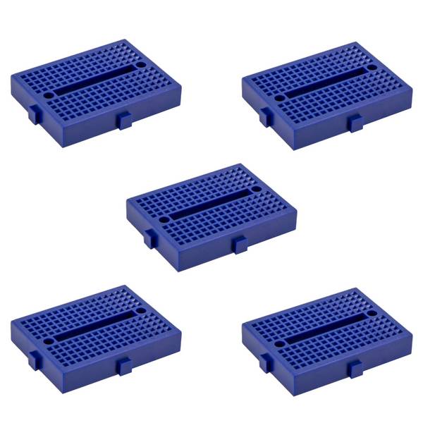 5x Mini Breadboard SYB-170 Blau