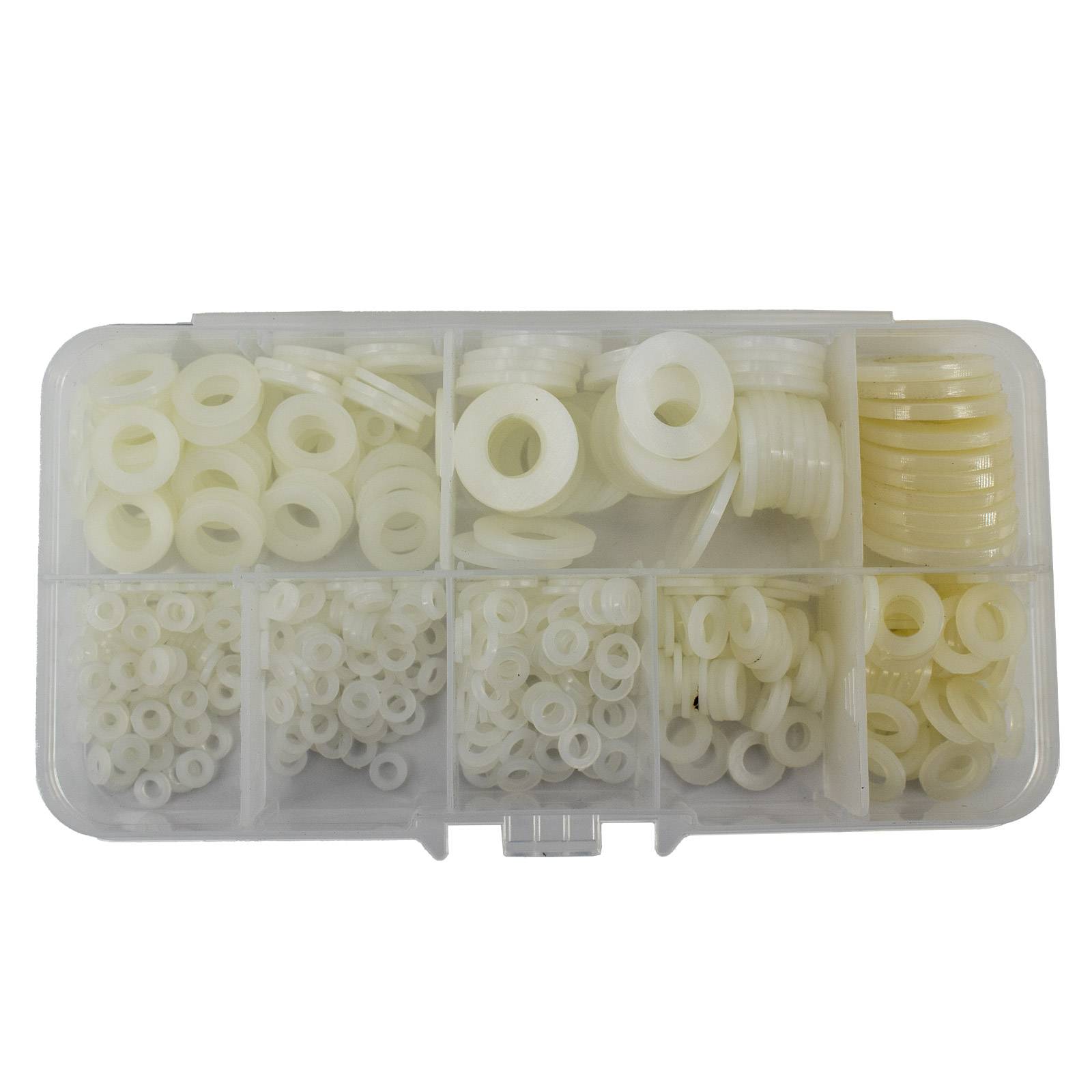 Sortiment Nylon-Unterlegscheiben 500 Teile-1