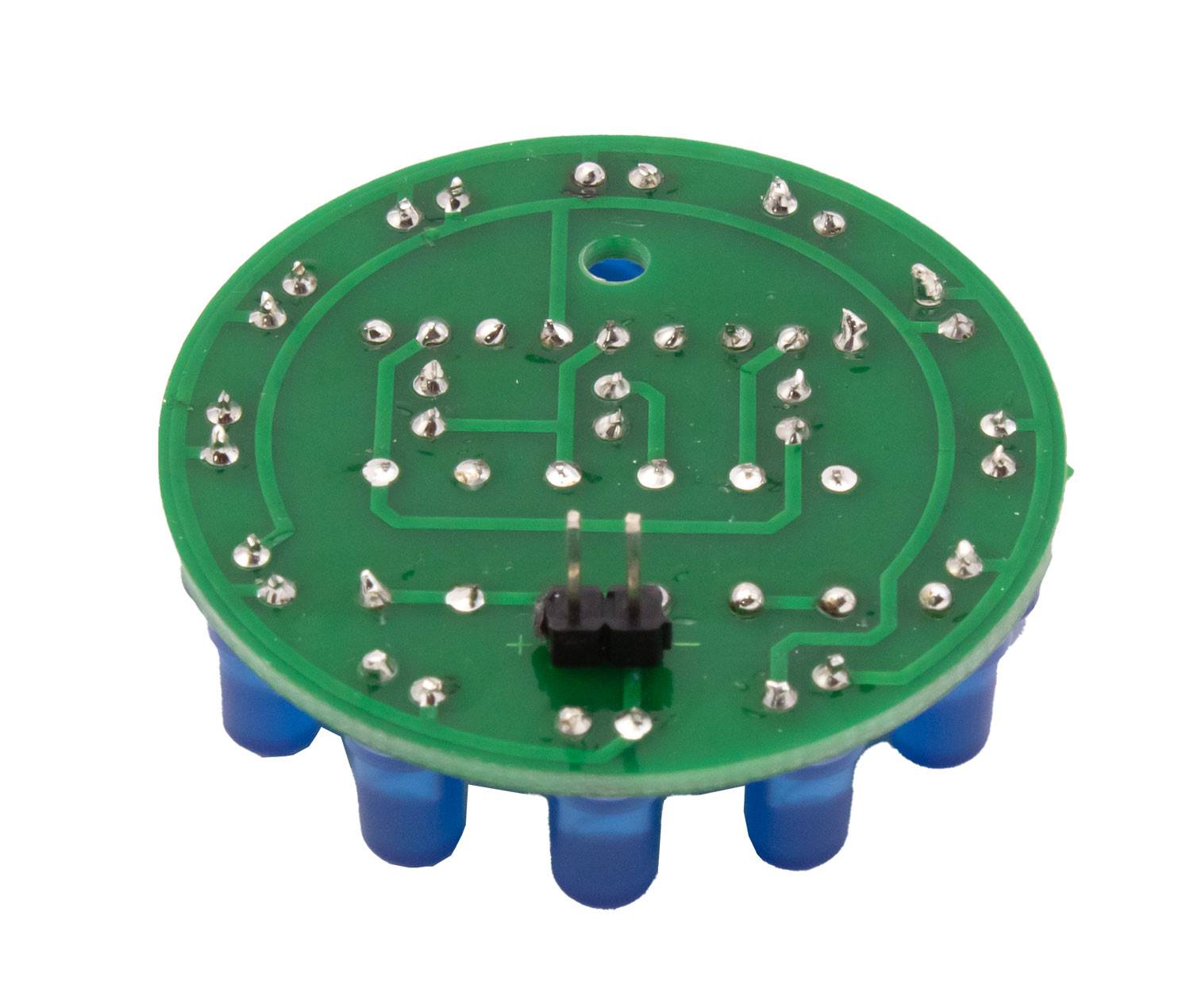 Bausatz LED-Lauflicht zum Löten (Blau)-2