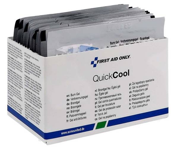 FIRST AID ONLY Quick Cool Verbrennungsgel 18 St. P-44028 00