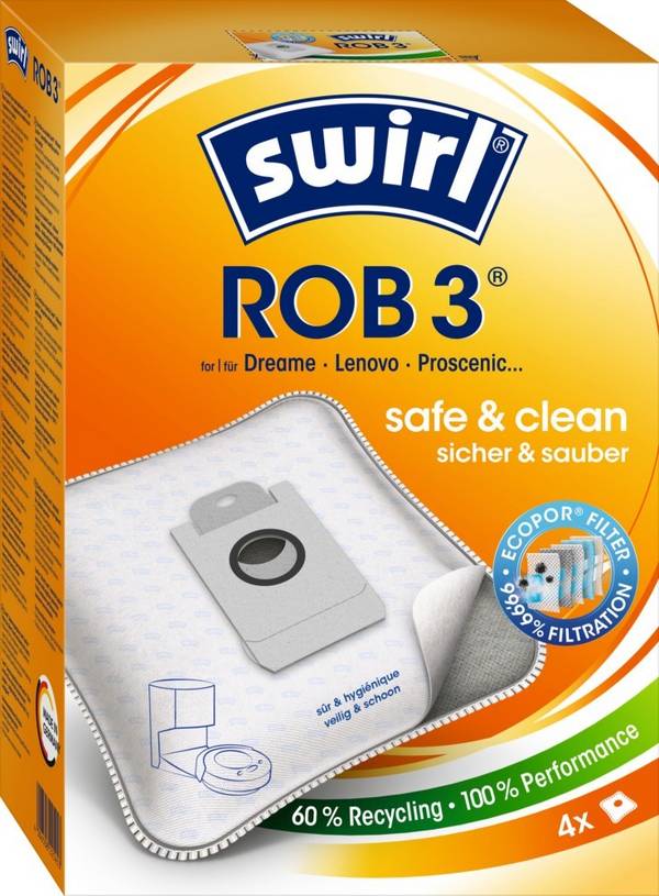 3 Stk. Swirl Staubbeutel ROB 3 EcoPor VE4