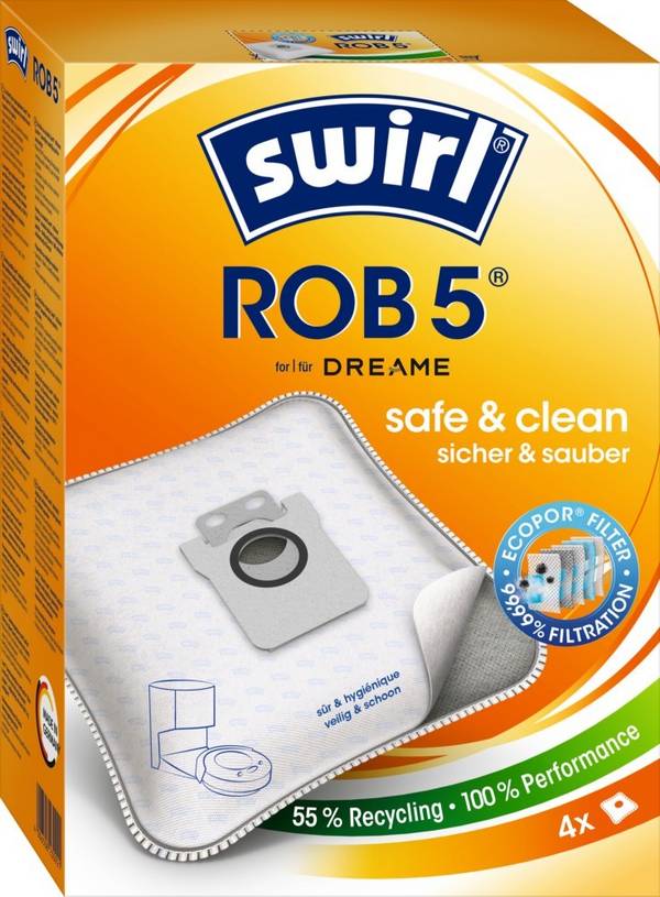 3 Pck. Swirl Staubbeutel ROB 5 EcoPor VE4