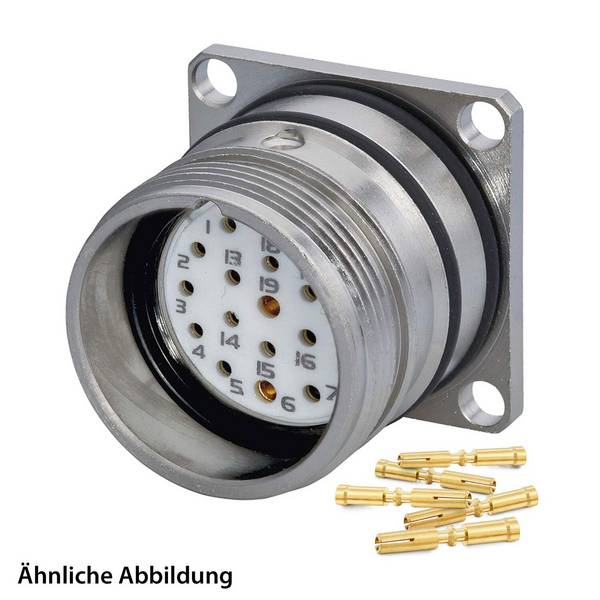 799916850K HUMMEL SET Kontakte M23 Signal Gerätesteckverbinder, Crimpeinsatz gerade Polzahl