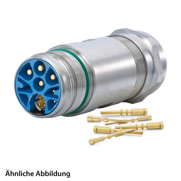799916164K HUMMEL SET Kontakte M23 Signal Gerätesteckverbinder, Crimpeinsatz gerade Polzahl