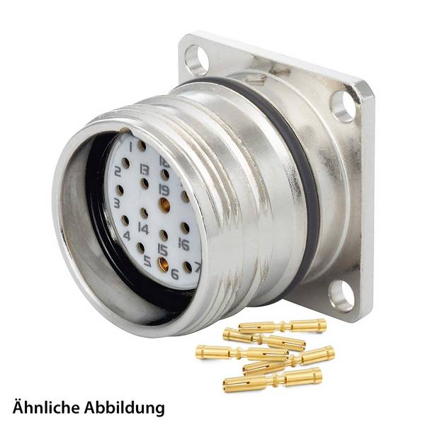 799913669K HUMMEL SET Kontakte M23 Signal Gerätesteckverbinder, Crimpeinsatz gerade Polzahl