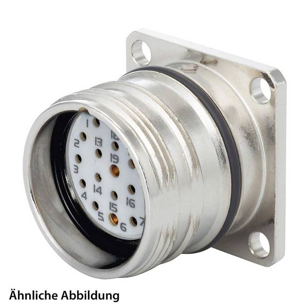799913602K HUMMEL SET Kontakte M23 Signal Gerätesteckverbinder, Löteinsatz gerade Polzahl
