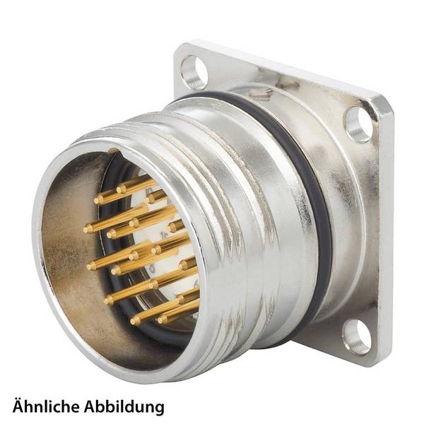 799913440K HUMMEL SET Kontakte M23 Signal Gerätesteckverbinder, Einlöteinsatz gerade Polzahl