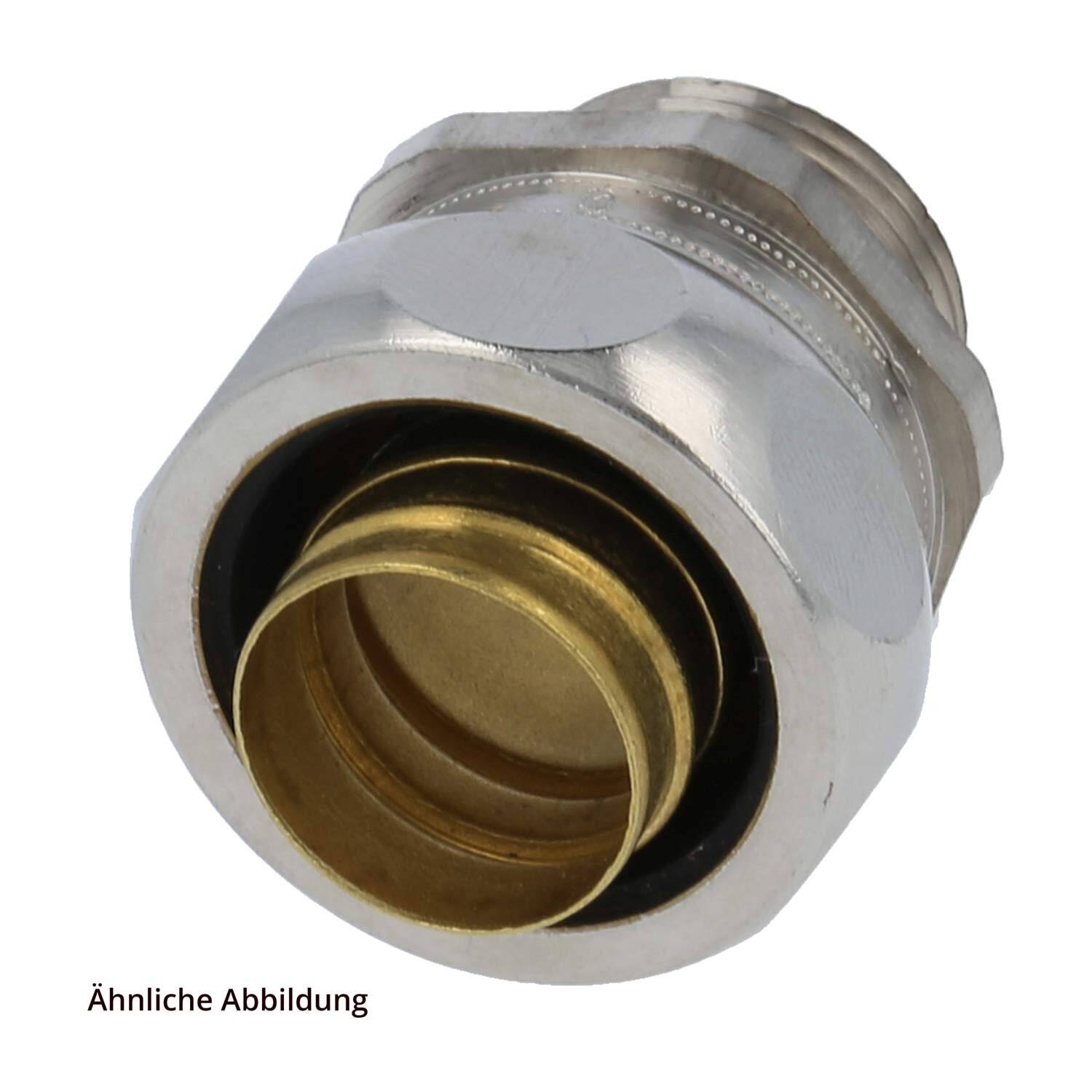US-P Metallverschraubung gerade Gewinde PG9x1,41 Schlauch-Außendurchmesser 14,0mm-0