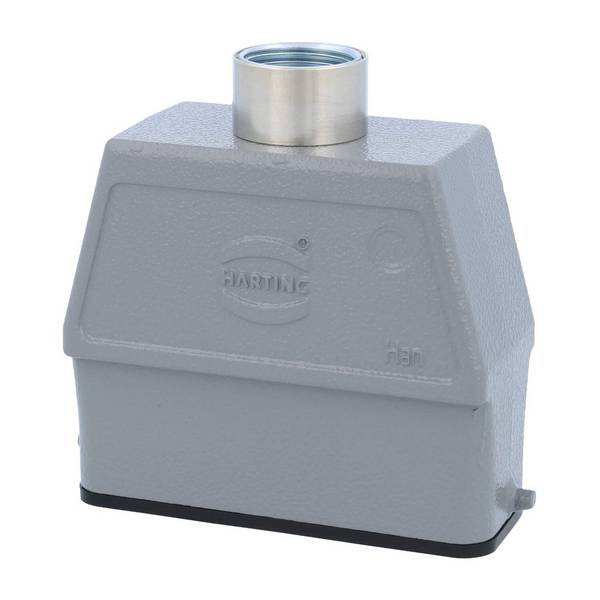 05200160461 Harting Han 16A Tüllengehäuse hoch, 1xM20 gerader Kabelabgang, 1 Bügel am Unterteil