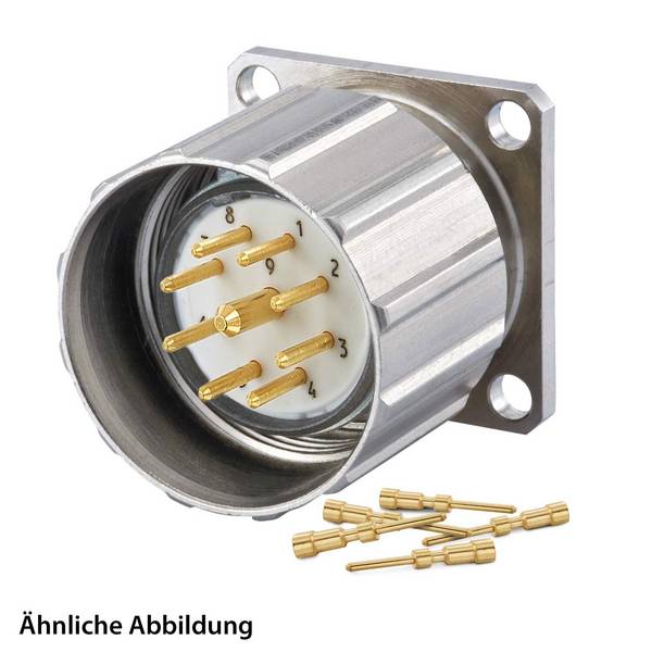 799914523K HUMMEL SET Kontakte M23 Signal Gerätesteckverbinder, Crimpeinsatz gerade Polzahl