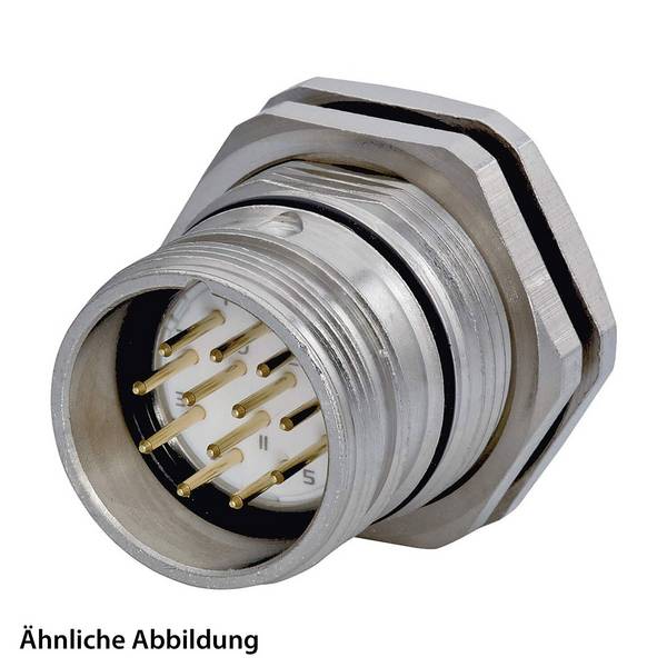 799917206K HUMMEL SET Kontakte M23 Signal Gerätesteckverbinder, Einlöteinsatz gerade Polzahl
