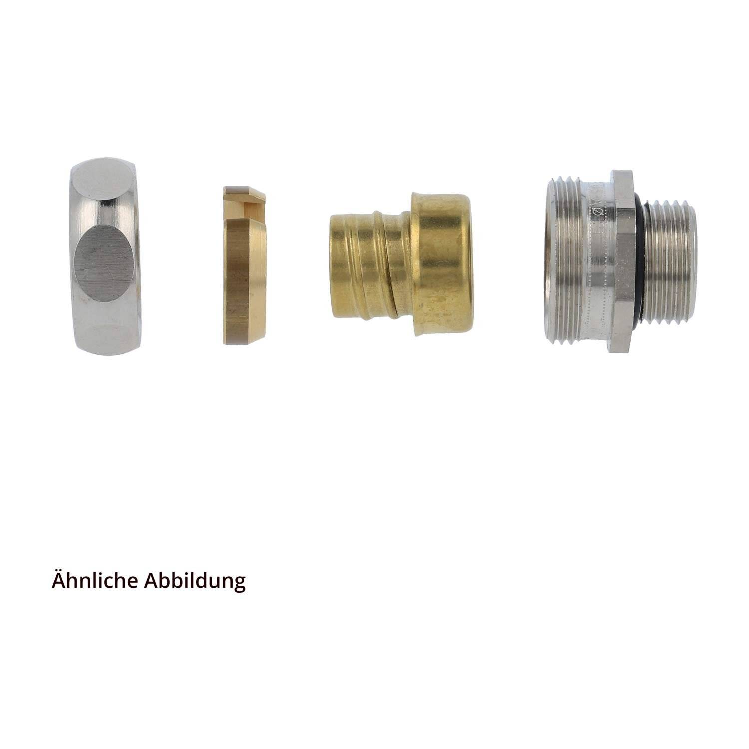 Preisbild für US-P Metallverschraubung gerade Gewinde PG29x1,588 Schlauch-Außendurchmesser 36,0mm