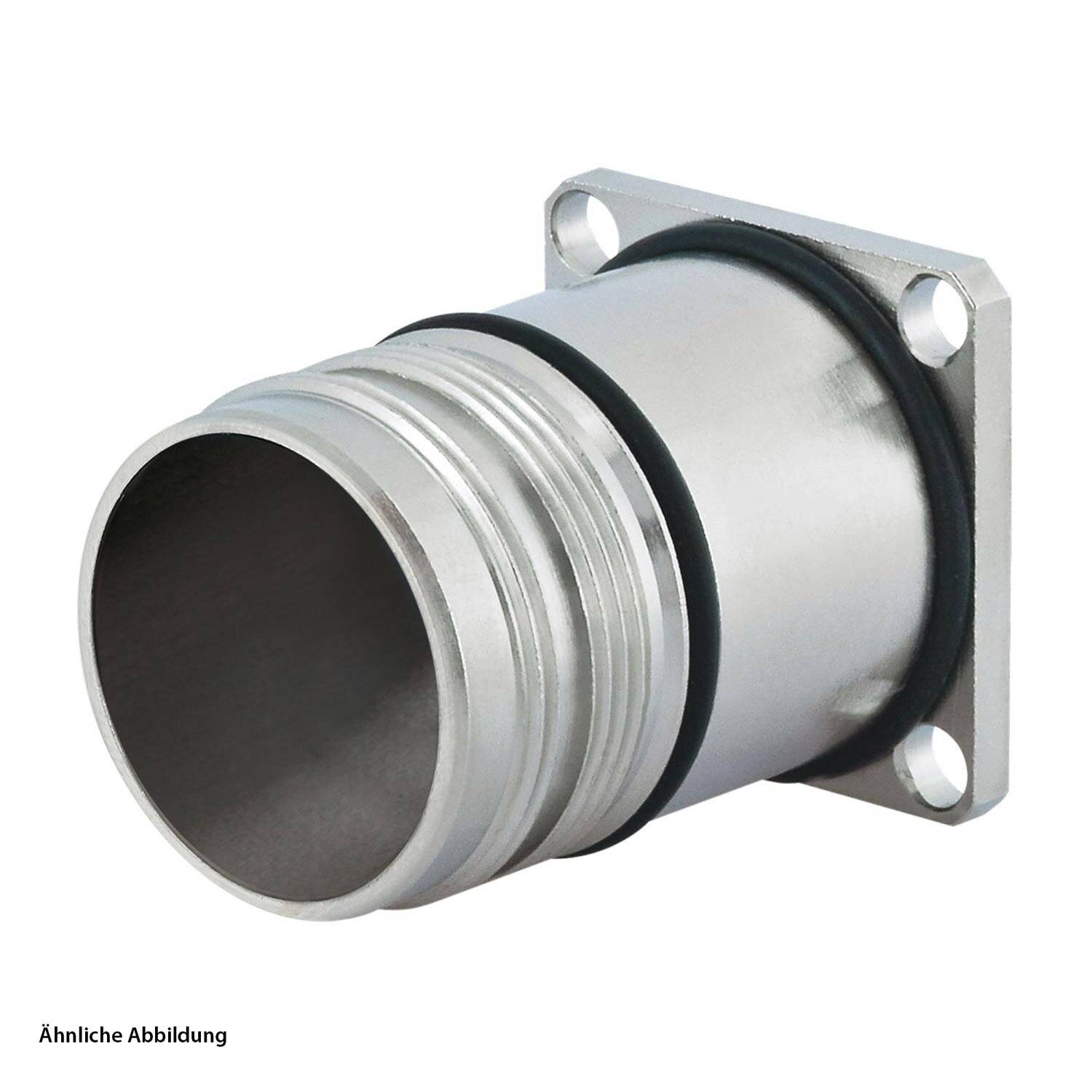 7661000000 Hummel M23 Leistung Gerätesteckverbinder gerade Vibrationsschutz Hinterwand Farbe-0
