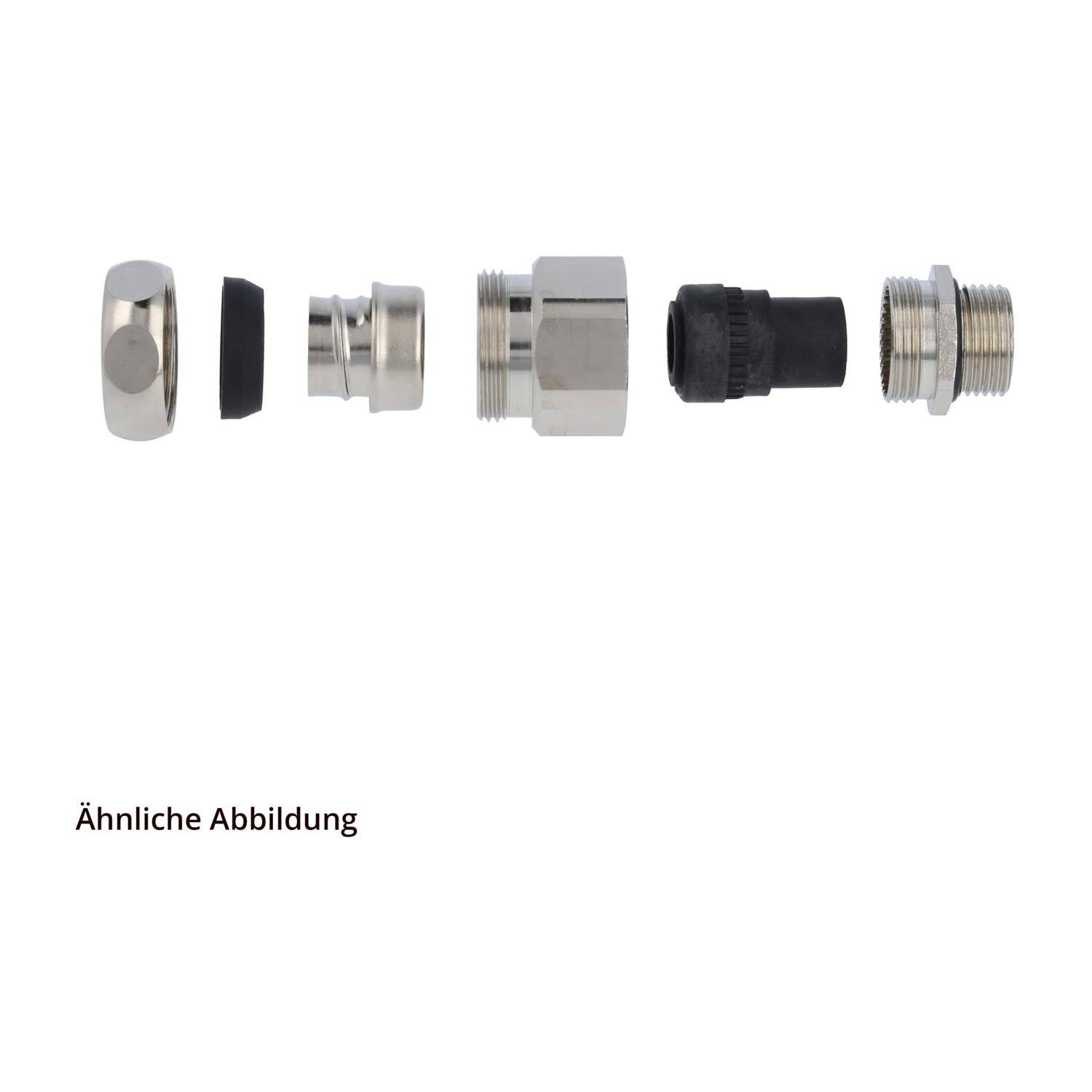 Preisbild für USZ-M Metallverschraubung gerade Gewinde M20x1,5 Schlauch-Außendurchmesser 21,0mm