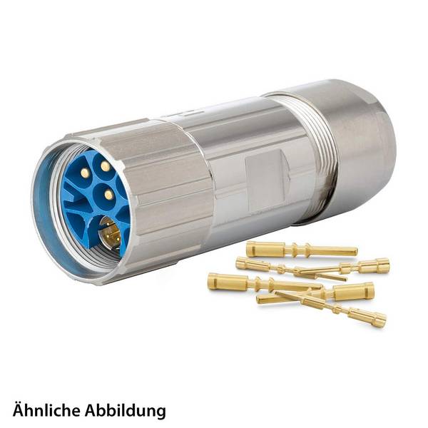 799918032K HUMMEL SET Kontakte M23 Hybrid Kabelsteckverbinder, Crimpeinsatz gerade Polzahl