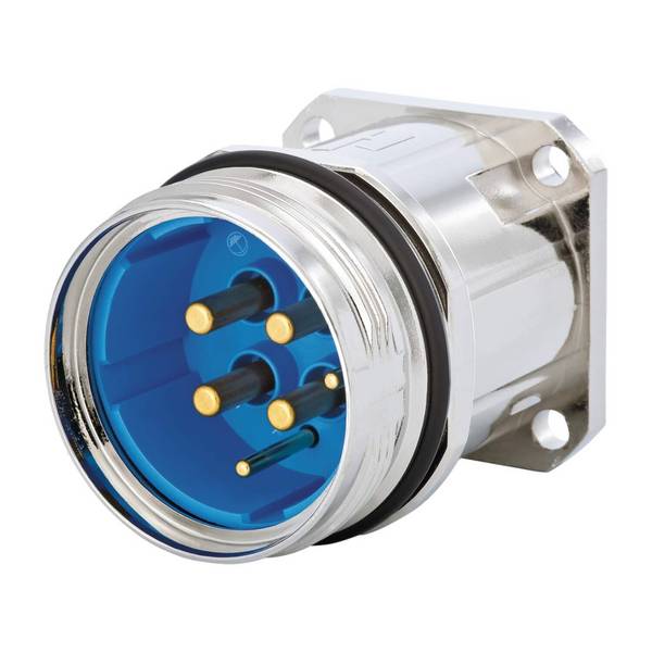 7740023000 Hummel M40 Leistung Gerätesteckverbinder gerade Stift Crimpanschluss, Polzahl 3+2+PE