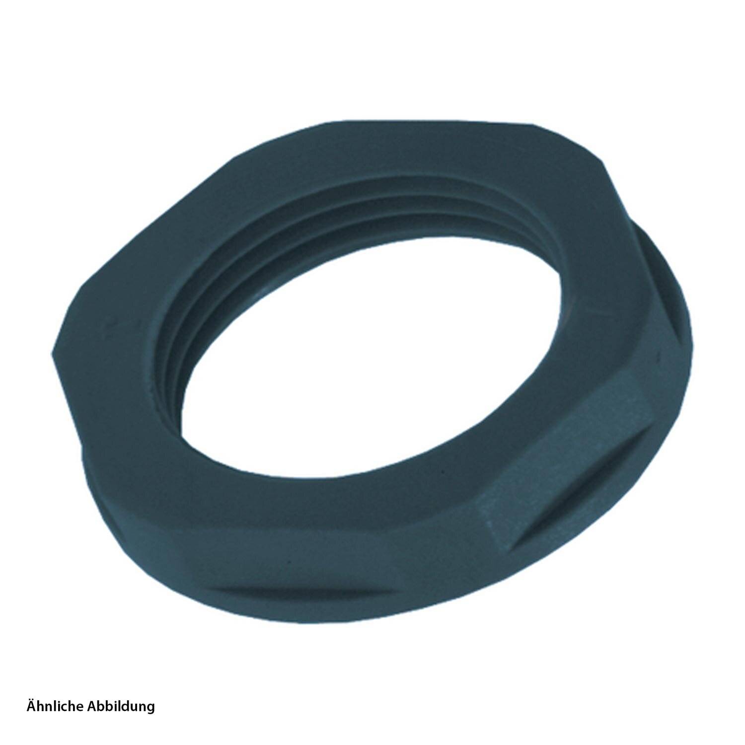 LAPP Gegenmutter halogenfrei M25x1,5 Sechskant Polyamid (PA) Farbe tiefschwarz RAL 9005 - 1 Stück-0