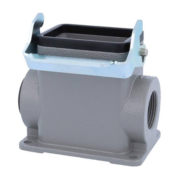 04300060269 Harting Han 6B Sockelgehäuse hoch, 1xM25 seitlicher Kabelabgang, 1 Längsbügel
