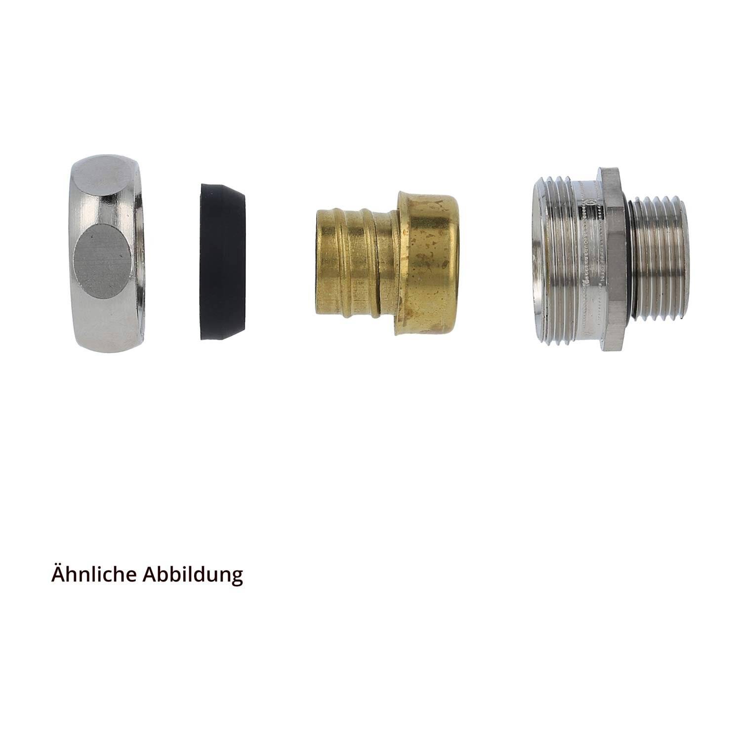 Preisbild für US-P Metallverschraubung gerade Gewinde PG9x1,41 Schlauch-Außendurchmesser 14,0mm