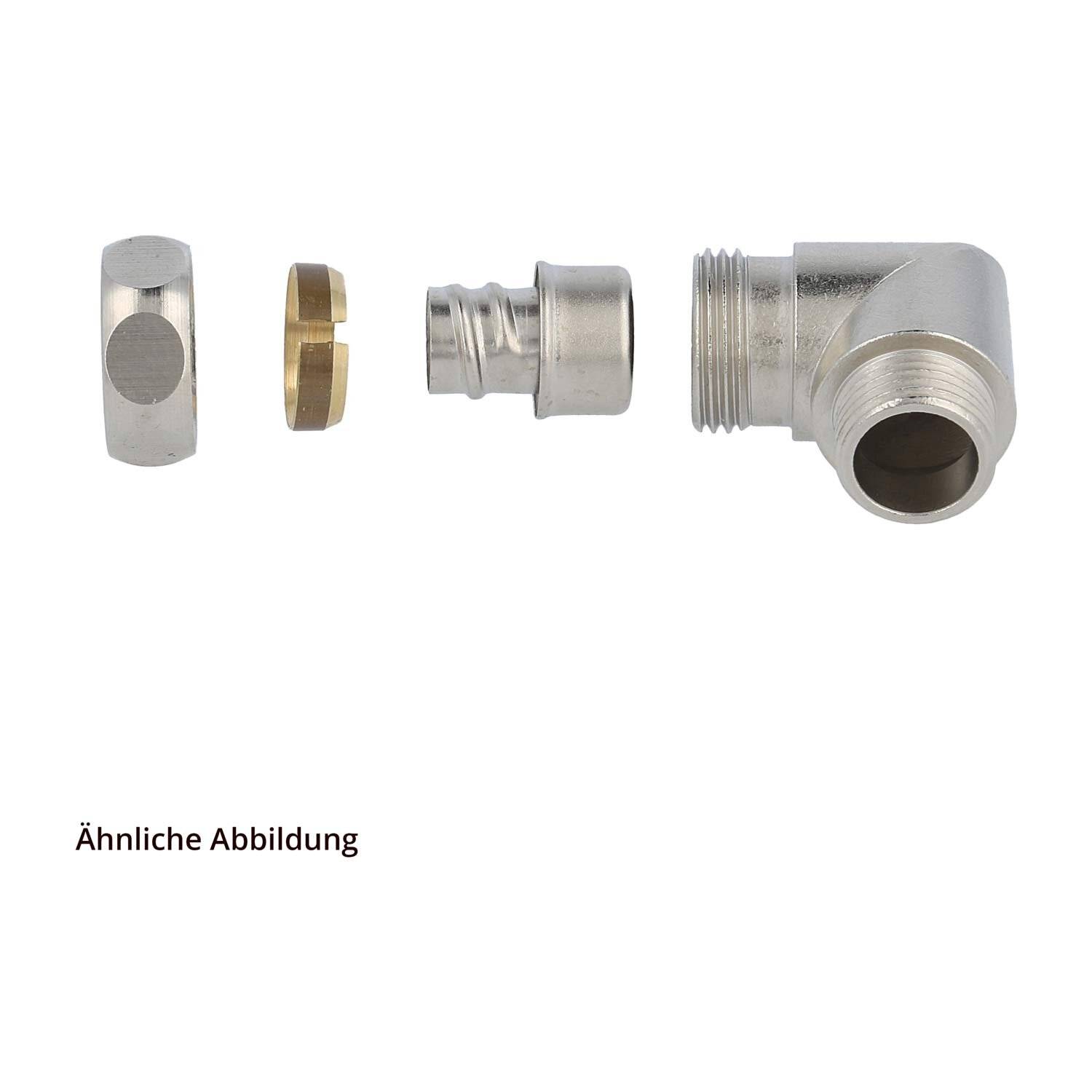 Preisbild für USW-M Metallverschraubung 90 Grad Winkel Gewinde M16x1,5 Schlauch-Außendurchmesser 14,0mm