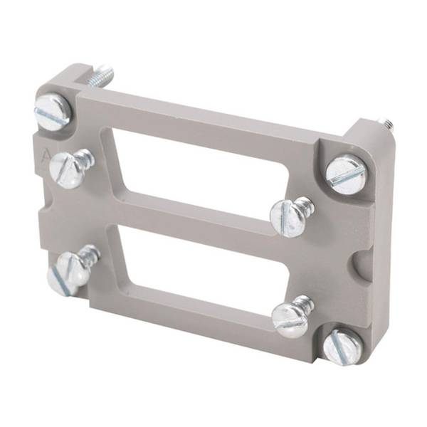 Adapterplatte Han 6B - 2x D-Sub 15 | HARTING | Serie 43 | Heavy Duty Connector