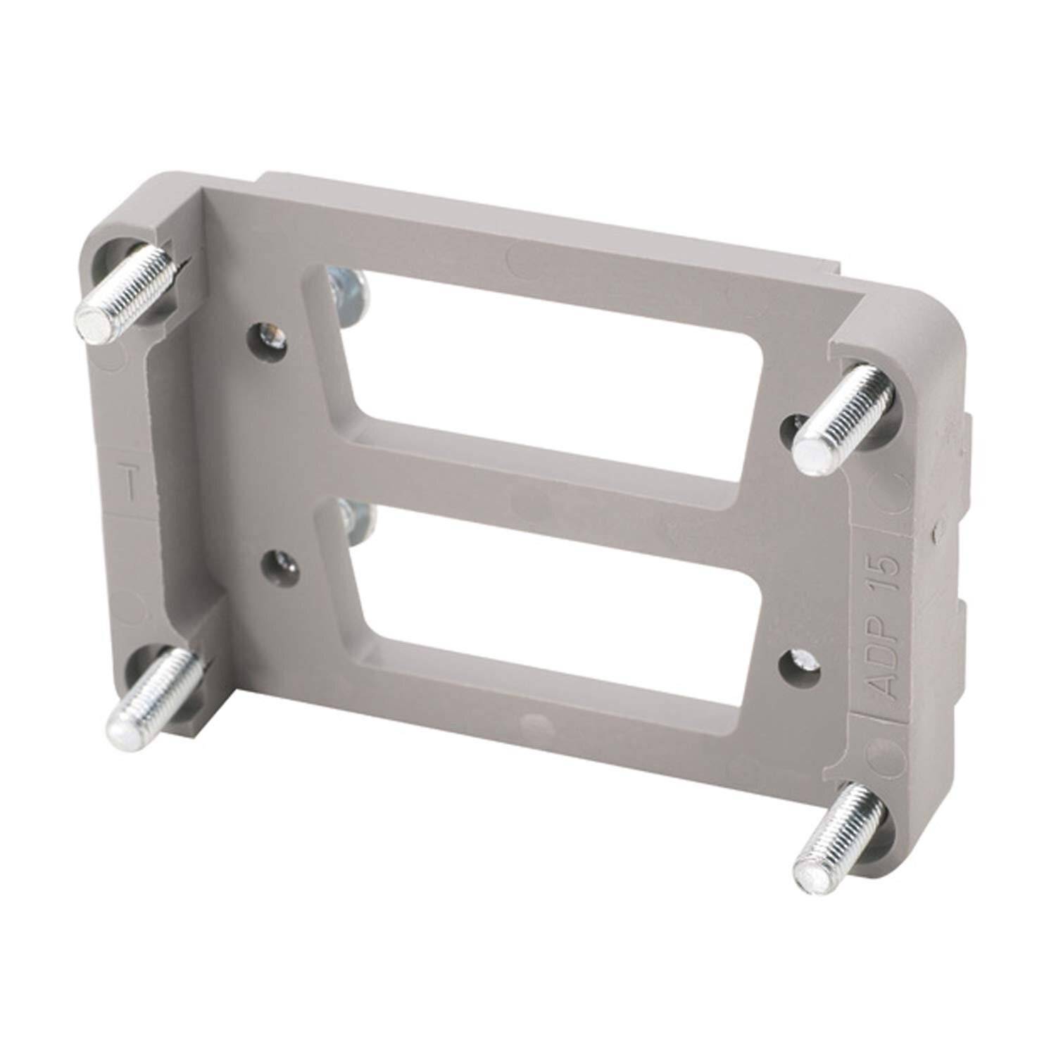 Preisbild für Adapterplatte Han 6B - 2x D-Sub 15 | HARTING | Serie 43 | Heavy Duty Connector