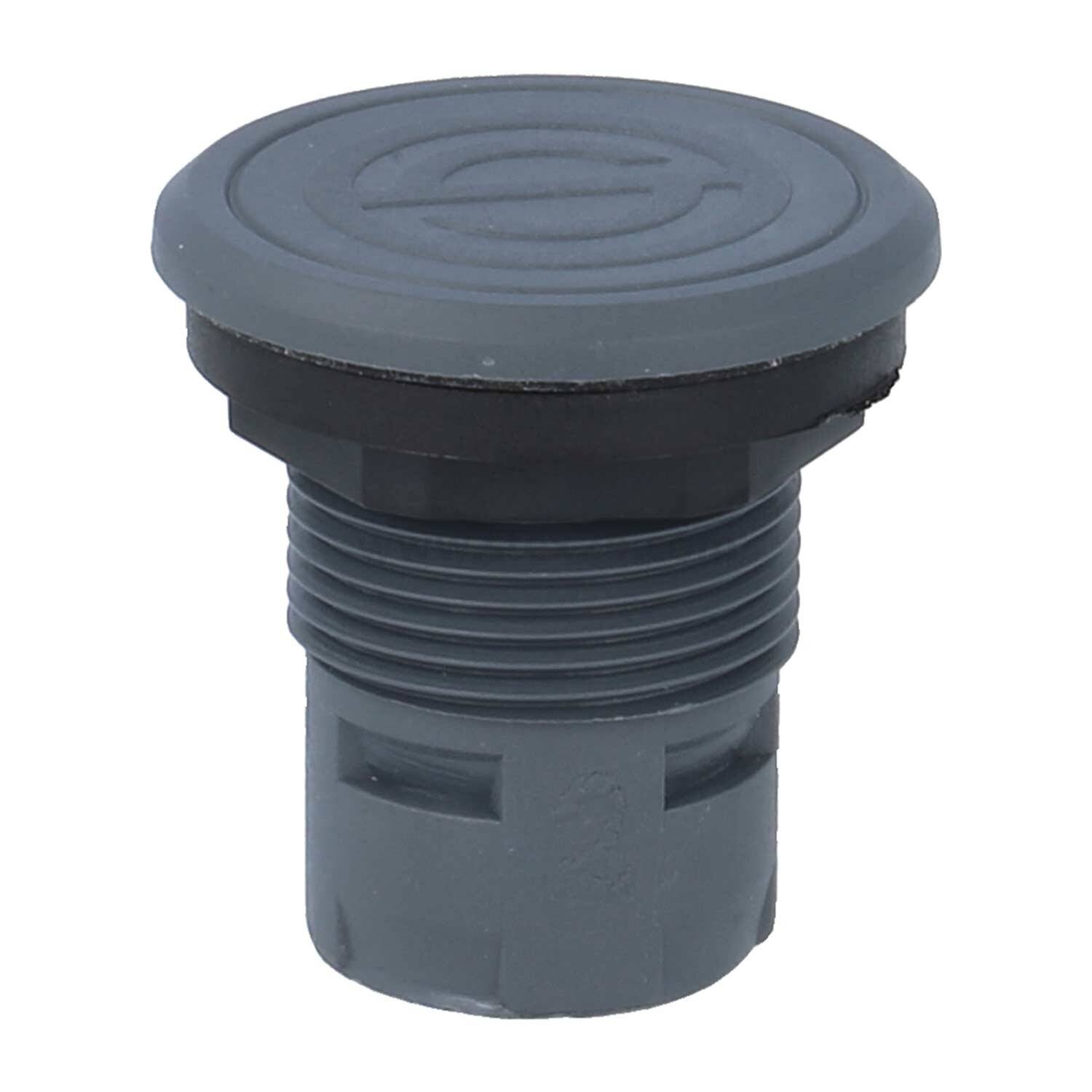 Georg Schlegel Blindverschluss anthrazit rund Montageausschnitt Durchmesser 16,2mm - 1Stück-1