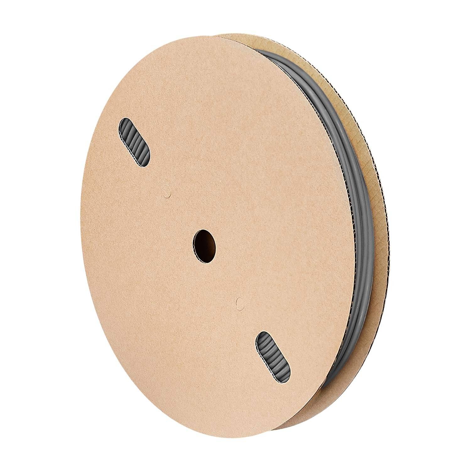 STEX24 Schrumpfschlauch 3:1, Rolle mit 150,0m, grau 1,5/0,5mm, 1/16 Zoll, WSR3 Schrumpftemperatur mind. 70°C,-3