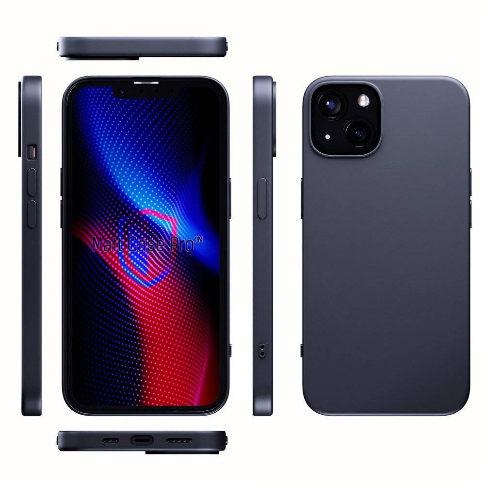 3mk Matt Case Pro Apple iPhone 13 - Mattschwarz-4