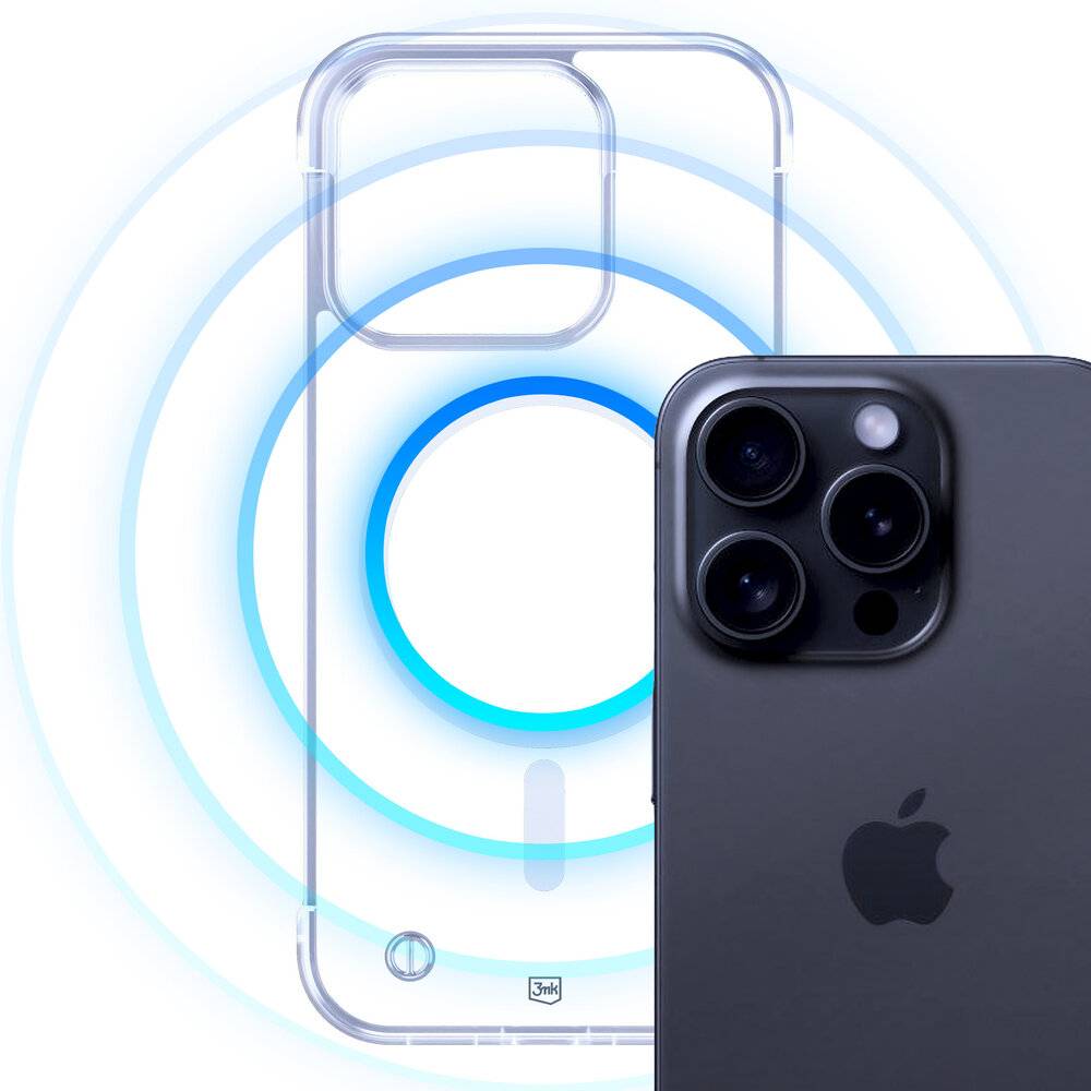 3mk Just20g MagCase iPhone 15 Pro Max - Transparent-4