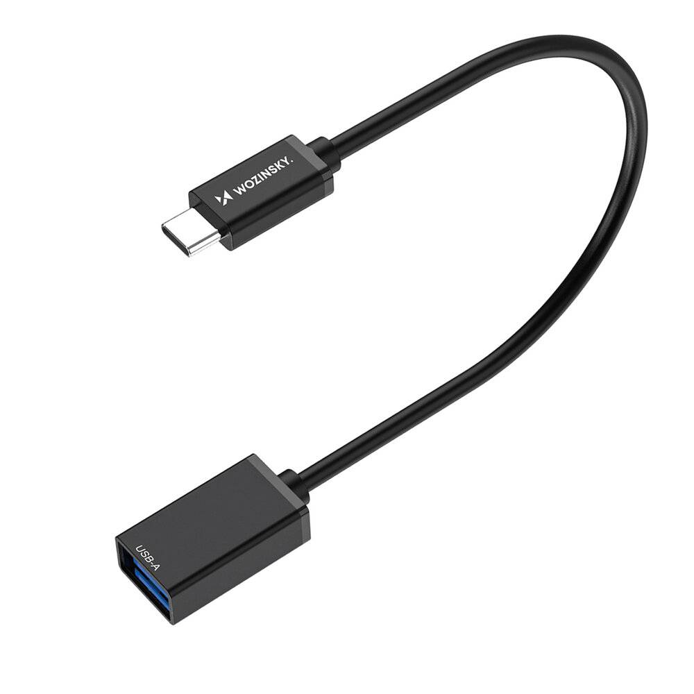 Wozinsky WOTGY1S USB-C 3.0 männlich - USB-A weiblich OTG Adapter Schwarz-2