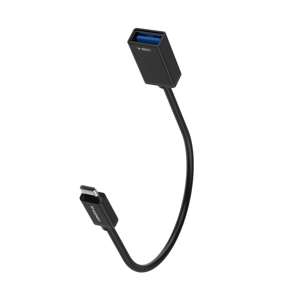 Wozinsky WOTGY1S USB-C 3.0 männlich - USB-A weiblich OTG Adapter Schwarz-3