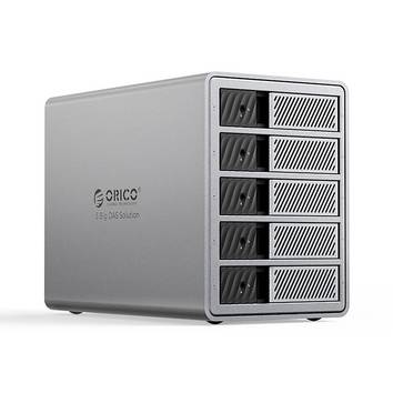 Orico 9858T3 5 Big Solution ProThunder Disk Array Thunderbolt 3 x 2,5″/3,5″ SATA HDD/SSD - Grau